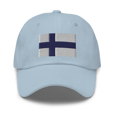 Finnish Flag Embroidered Hat Scandinavian Design Studio