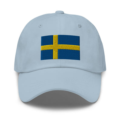 Swedish Flag Embroidered Hat Scandinavian Design Studio