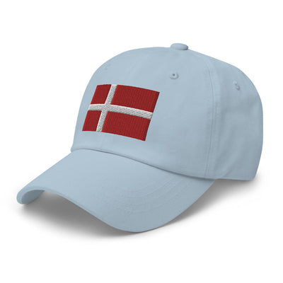 Danish Flag Embroidered Hat Scandinavian Design Studio