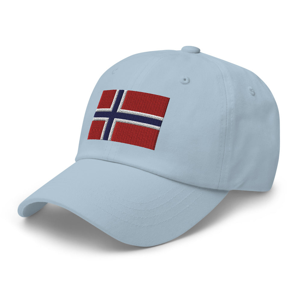 Norwegian Flag Embroidered Hat Scandinavian Design Studio