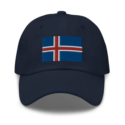 Icelandic Flag Embroidered Hat Scandinavian Design Studio