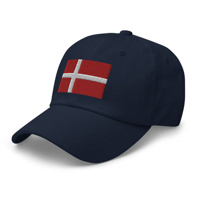 Danish Flag Embroidered Hat Scandinavian Design Studio