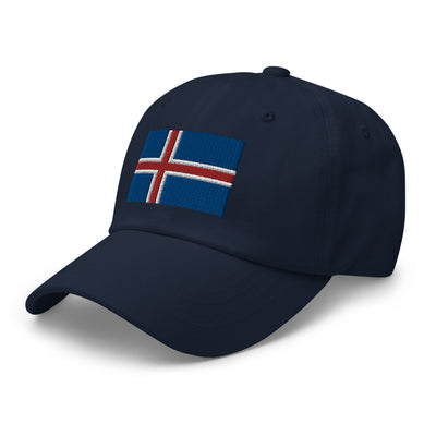 Icelandic Flag Embroidered Hat Scandinavian Design Studio