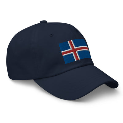 Icelandic Flag Embroidered Hat Scandinavian Design Studio