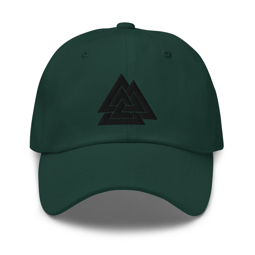 Valknut Embroidered Hat Scandinavian Design Studio