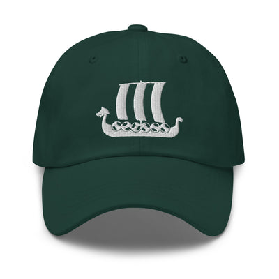 Viking Ship Embroidered Hat Scandinavian Design Studio