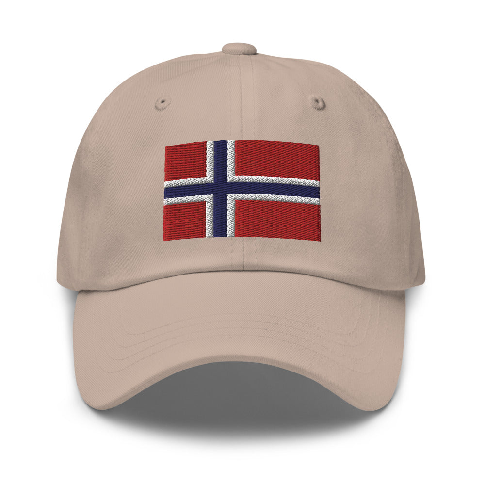 Norwegian Flag Embroidered Hat Scandinavian Design Studio
