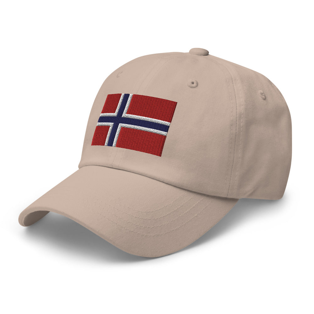 Norwegian Flag Embroidered Hat Scandinavian Design Studio
