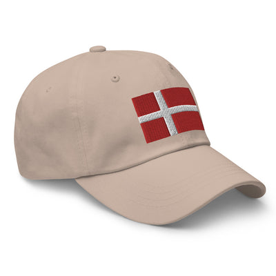 Danish Flag Embroidered Hat Scandinavian Design Studio