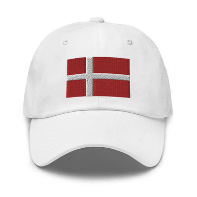 Danish Flag Embroidered Hat Scandinavian Design Studio