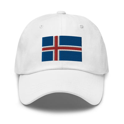 Icelandic Flag Embroidered Hat Scandinavian Design Studio