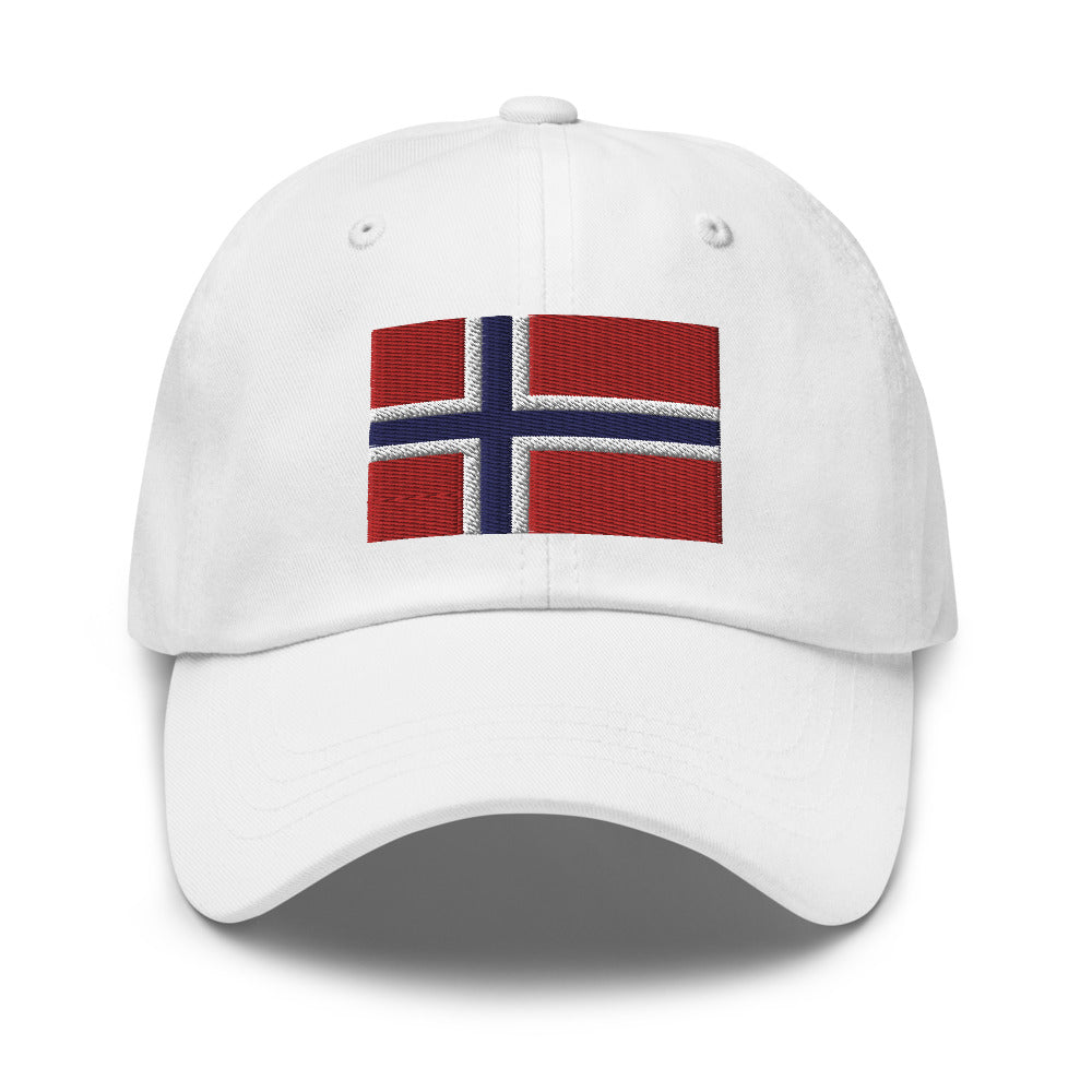 Norwegian Flag Embroidered Hat Scandinavian Design Studio