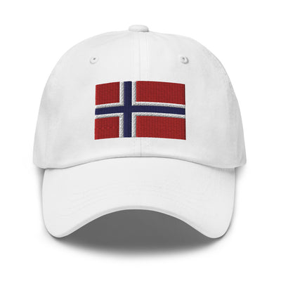 Norwegian Flag Embroidered Hat Scandinavian Design Studio