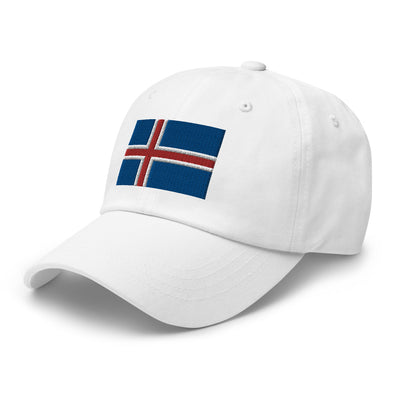 Icelandic Flag Embroidered Hat Scandinavian Design Studio