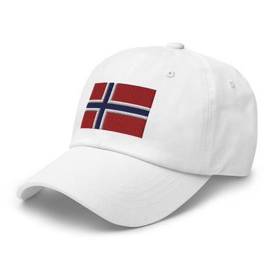 Norwegian Flag Embroidered Hat Scandinavian Design Studio