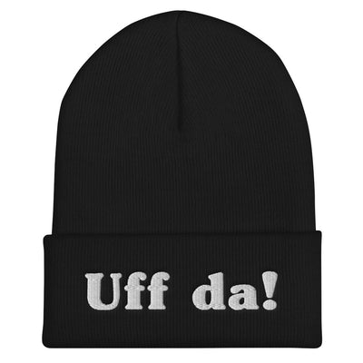 Uff Da Embroidered Beanie Scandinavian Design Studio