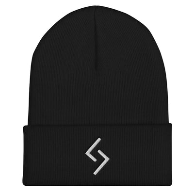 Jera (Harvest) Viking Rune Embroidered Beanie Scandinavian Design Studio