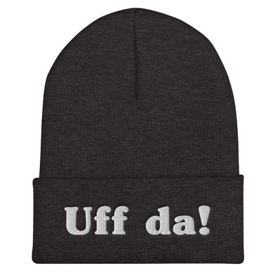 Uff Da Embroidered Beanie Scandinavian Design Studio