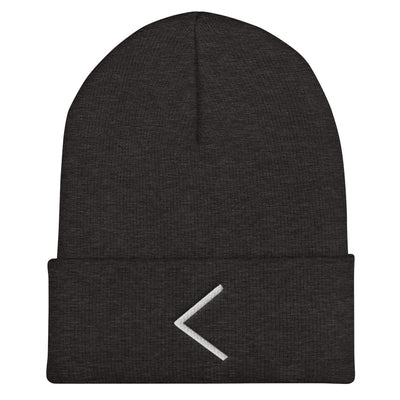 Kenaz (Light) Viking Rune Embroidered Beanie Scandinavian Design Studio