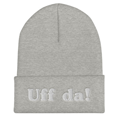 Uff Da Embroidered Beanie Scandinavian Design Studio