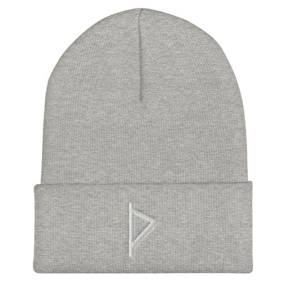 Thurisaz (Thor's Hammer) Viking Rune Embroidered Beanie Scandinavian Design Studio