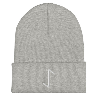 Eihwaz (Yew Tree) Viking Rune Embroidered Beanie Scandinavian Design Studio