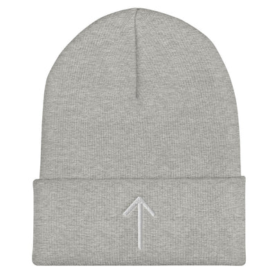 Tiwaz (Warrior) Viking Rune Embroidered Beanie Scandinavian Design Studio