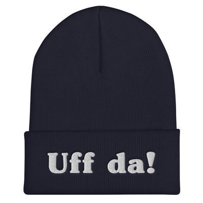 Uff Da Embroidered Beanie Scandinavian Design Studio