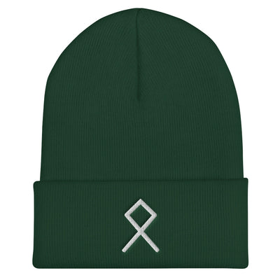 Othala (Home) Viking Rune Embroidered Beanie Scandinavian Design Studio