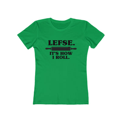 Lefse It's How I Roll Women's Fit T-Shirt Scandinavian Design Studio