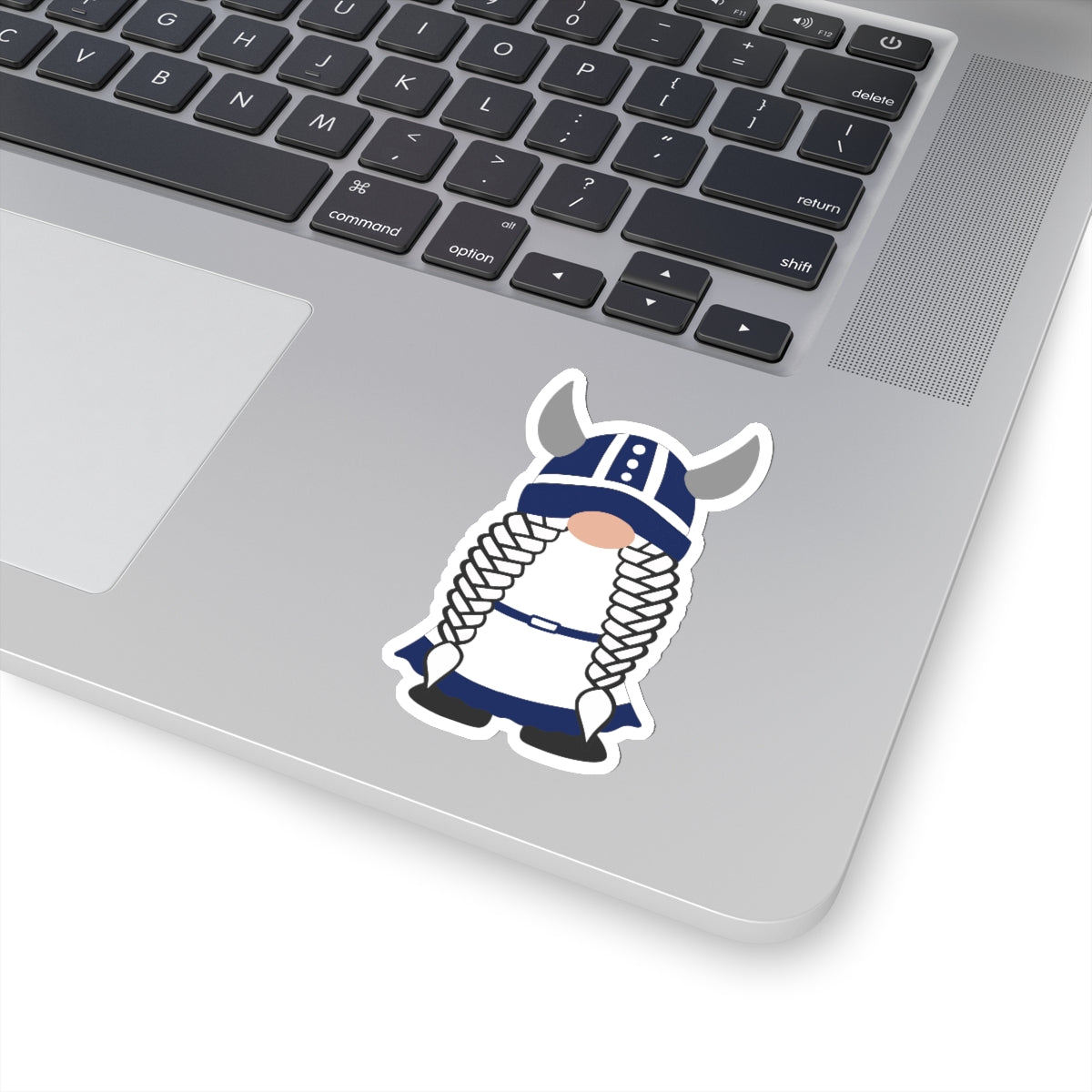 Finnish Viking Girl Gnome Sticker Scandinavian Design Studio