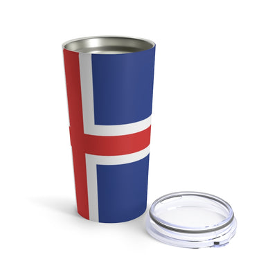 Icelandic Flag 20 oz Insulated Tumbler Scandinavian Design Studio