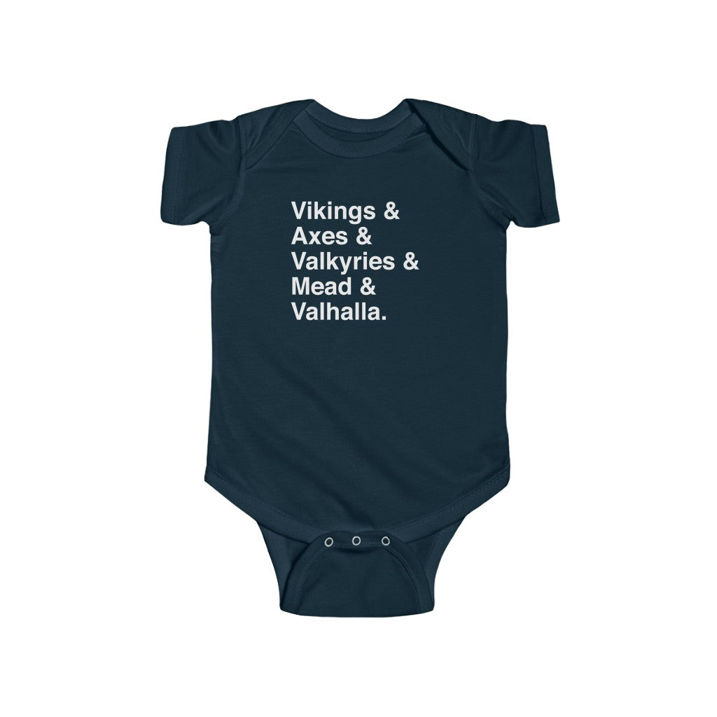 Viking Life Baby Bodysuit Scandinavian Design Studio
