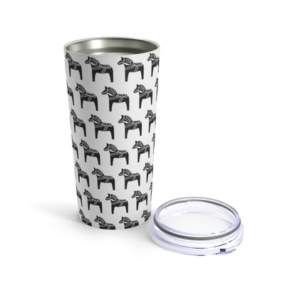 Dala Horse Print 20 oz Insulated Tumbler Scandinavian Design Studio