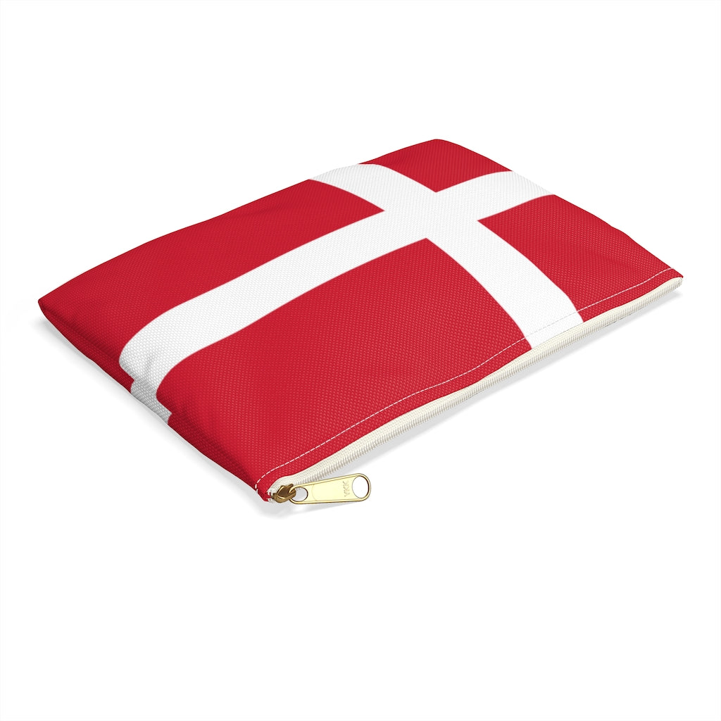 Danish Flag Accessory Pouch - Scandinavian Design Studio
