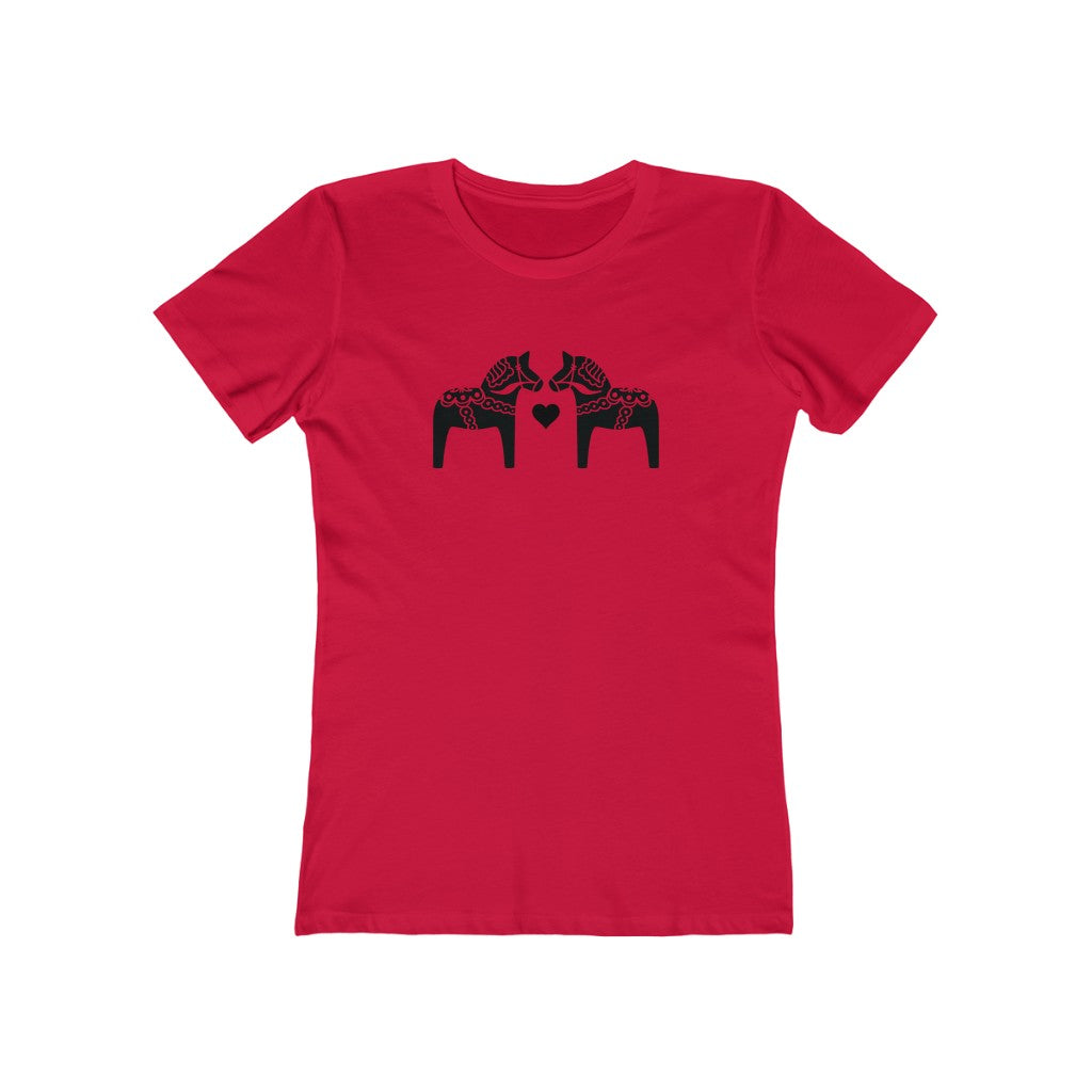 Dala Horse Women's Fit T-Shirt Scandinavian Design Studio
