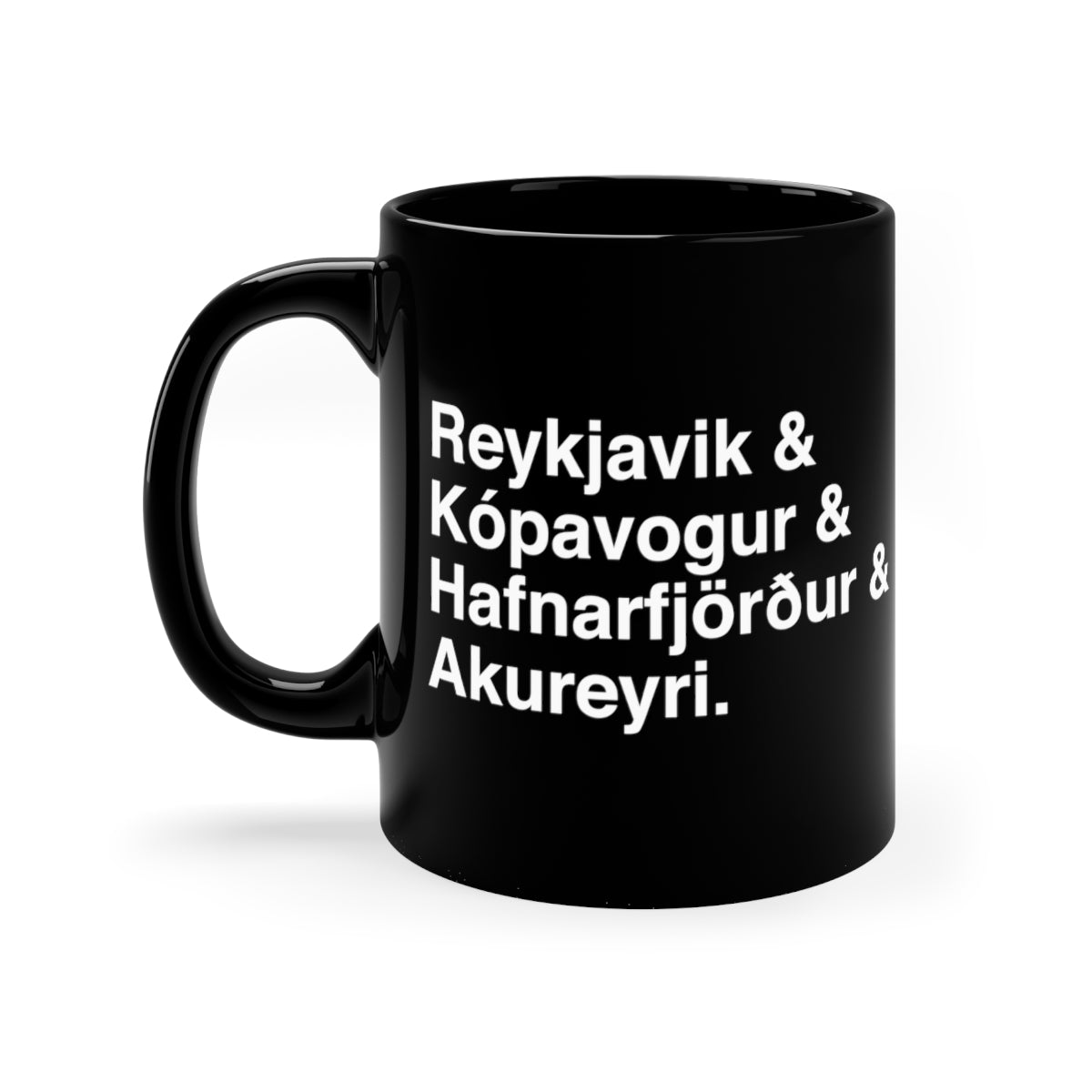 Cities Of Iceland Mug Scandinavian Design Studio