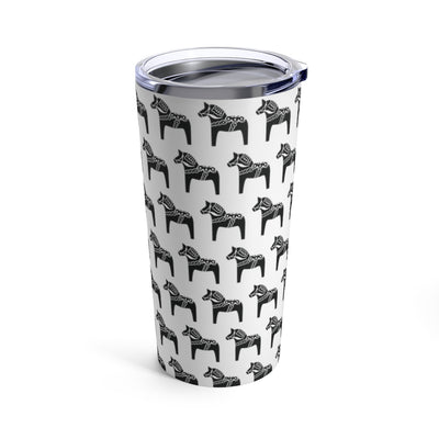 Dala Horse Print 20 oz Insulated Tumbler Scandinavian Design Studio