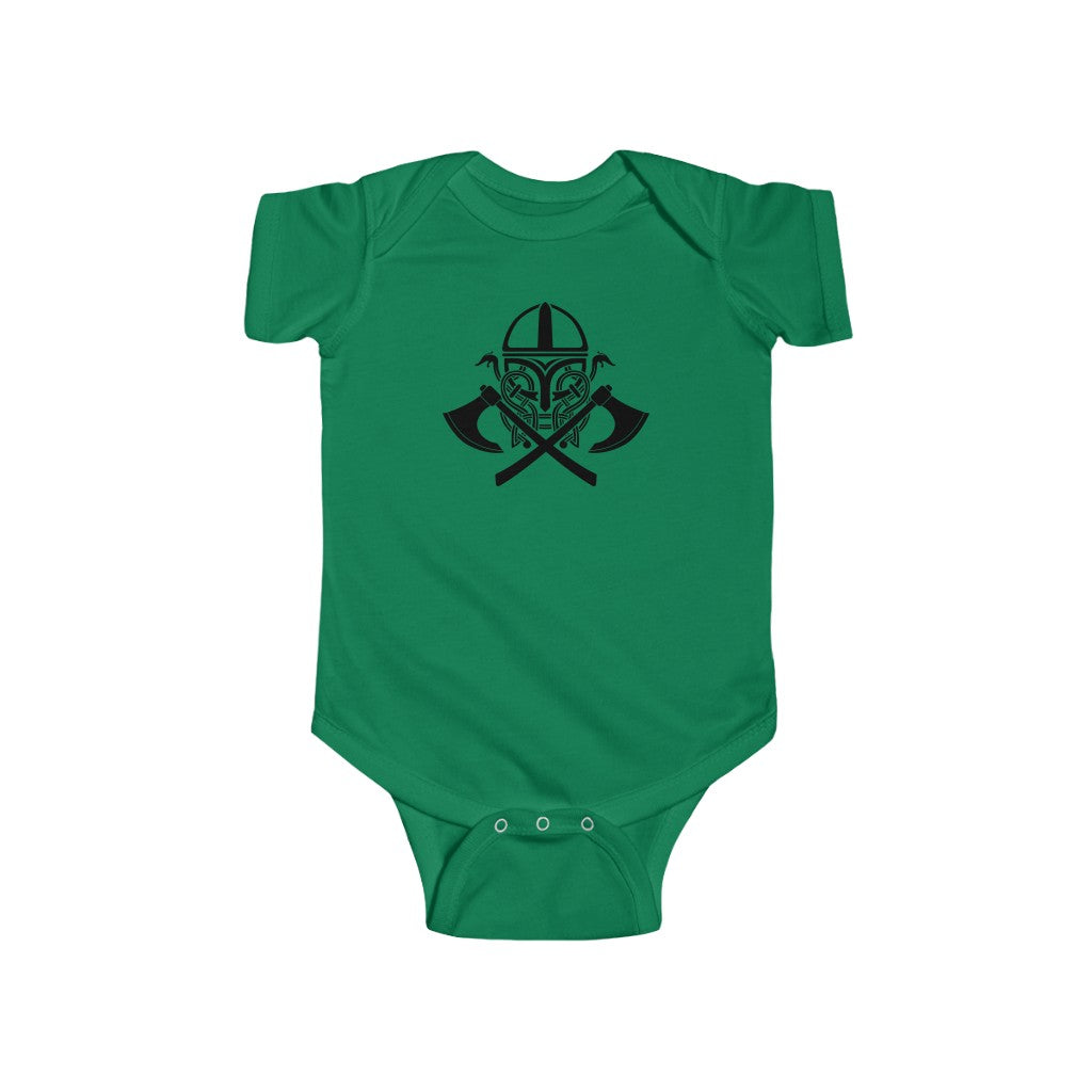 Viking Battle Gear Baby Bodysuit Scandinavian Design Studio
