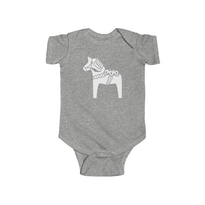 Swedish Horse Baby Bodysuit Scandinavian Design Studio