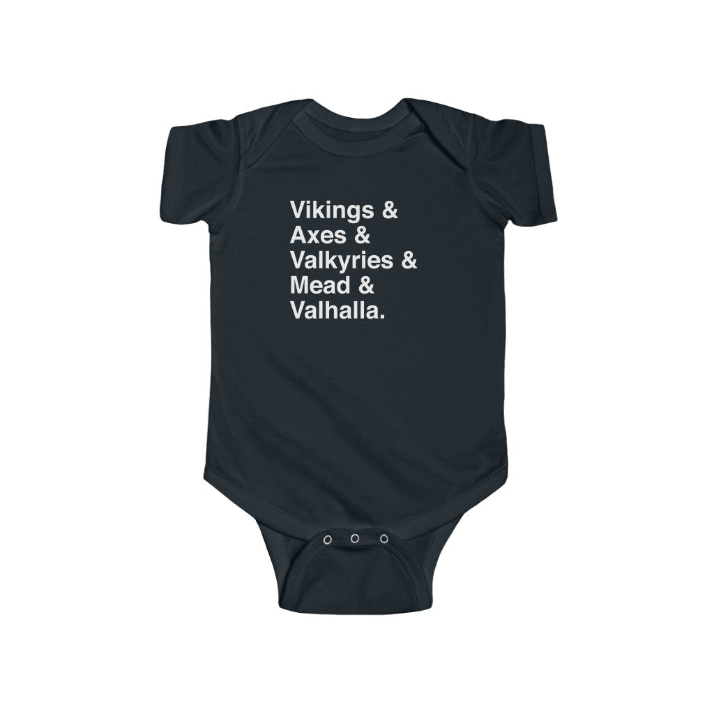 Viking Life Baby Bodysuit Scandinavian Design Studio