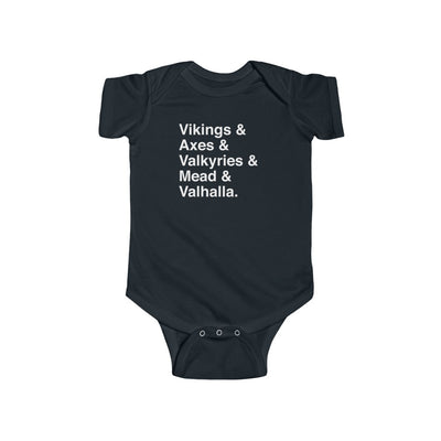 Viking Life Baby Bodysuit Scandinavian Design Studio