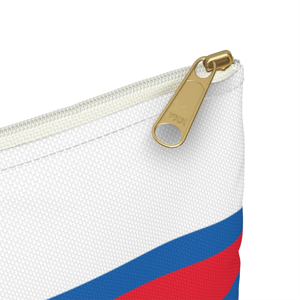 Faroese Flag Accessory Pouch - Scandinavian Design Studio