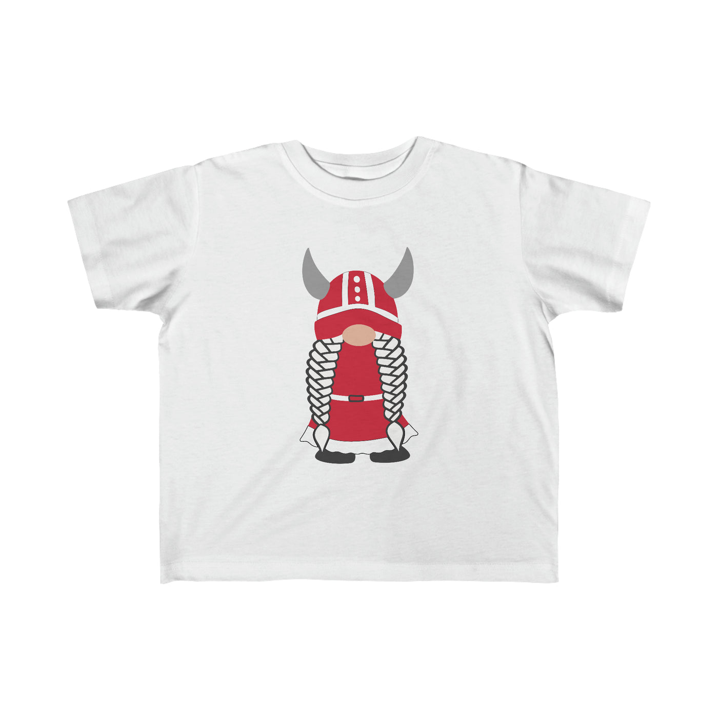 Danish Viking Girl Gnome Toddler Tee