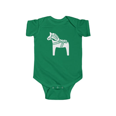Swedish Horse Baby Bodysuit Scandinavian Design Studio