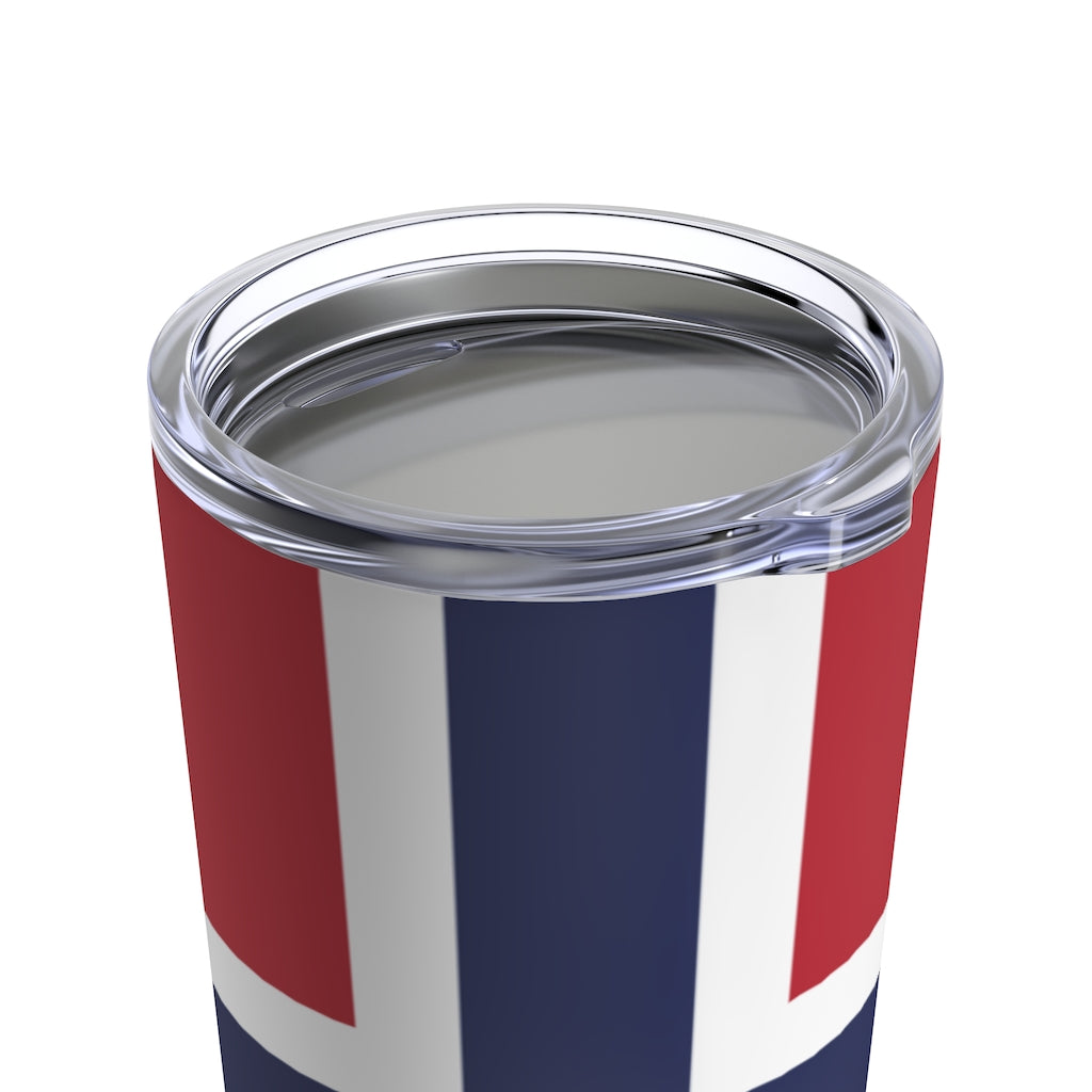 Norwegian Flag 20 oz Insulated Tumbler Scandinavian Design Studio