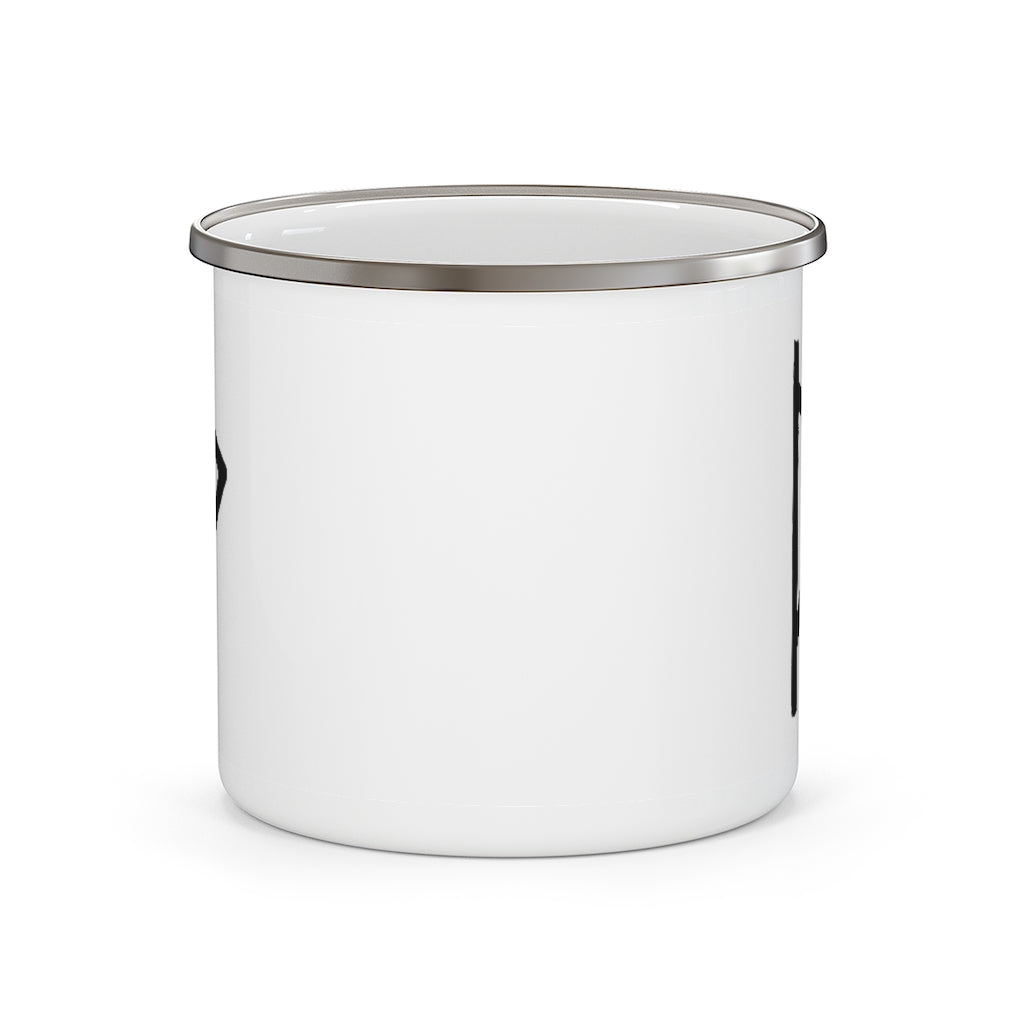 Thurisaz (Thor's Hammer) Viking Rune Enamel Camping Mug Scandinavian Design Studio