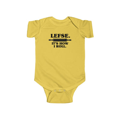 Lefse It's How I Roll Baby Bodysuit Scandinavian Design Studio