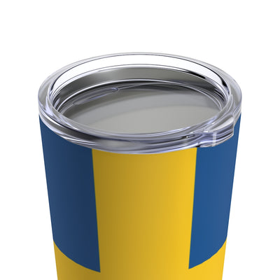Swedish Flag 20 oz Insulated Tumbler Scandinavian Design Studio