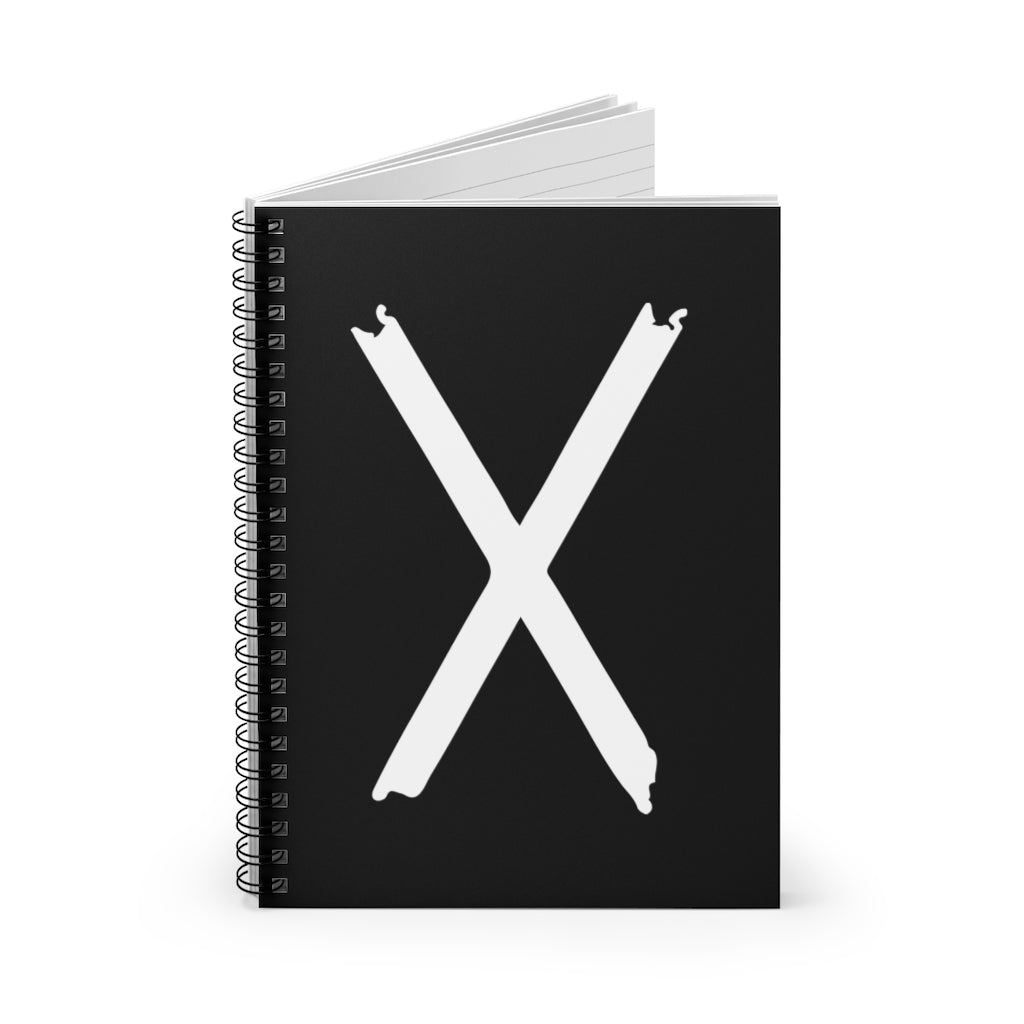 Gebo (Gift) Viking Rune Spiral Notebook Scandinavian Design Studio